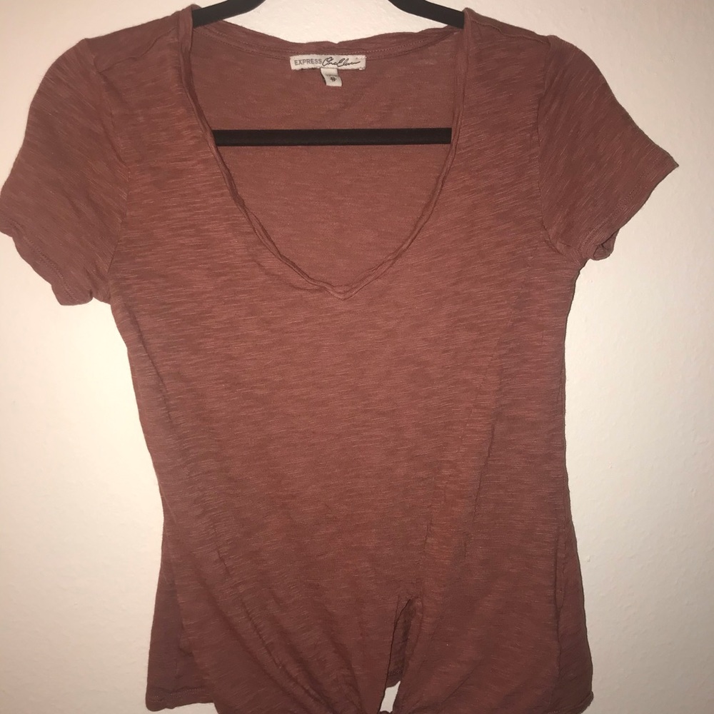 Brown shirt